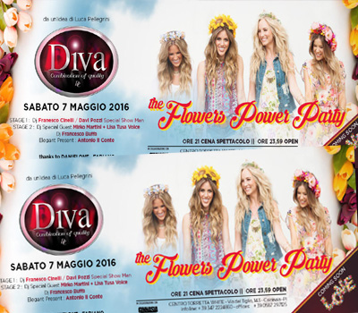DIVA - THE FLOWERS POWER PARTY - Boccaccio Club