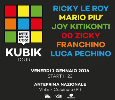 VIBE - KUBIK TOUR - Boccaccio Club