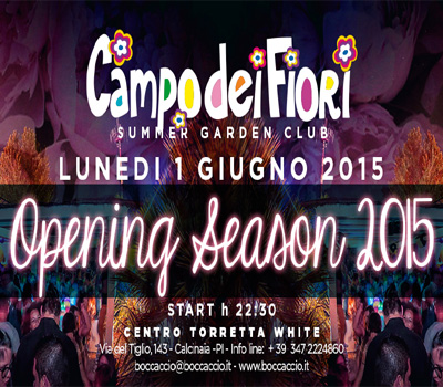 Campo dei Fiori - Opening Season 2015 - Boccaccio Club