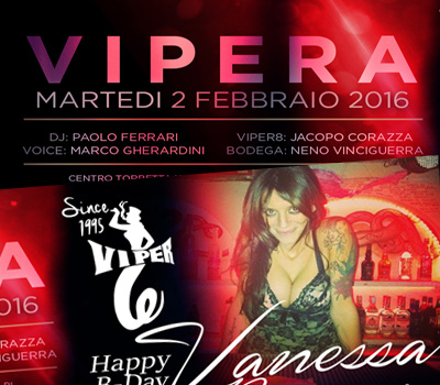 VIPERA - HAPPY B-DAY Vanessa Biancani - Boccaccio Club