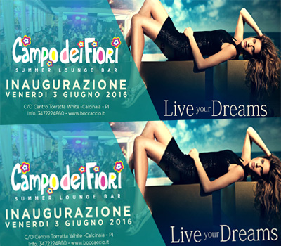 Campo dei Fiori - LIVE YOUR DREAMS - Boccaccio Club