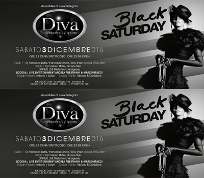 DIVA - BLACK SATURDAY - Boccaccio Club