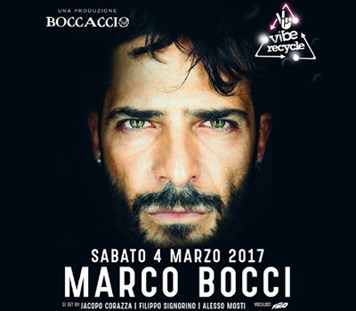 VIBE - VIBE RECYCLE - MARCO BOCCI - Boccaccio Club