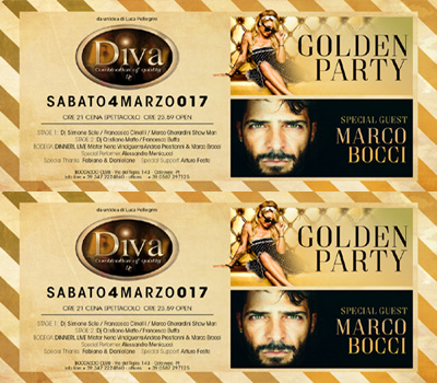 DIVA - GOLDEN PARTY - Marco Bocci - Boccaccio Club