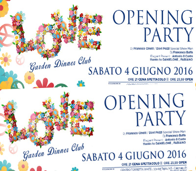 LOVE - OPENING PARTY - Boccaccio Club