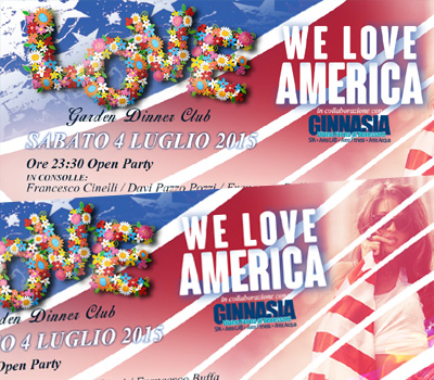 LOVE - WE LOVE AMERICA - Boccaccio Club