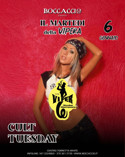 VIPERA - CULT TUESDAY - Boccaccio Club