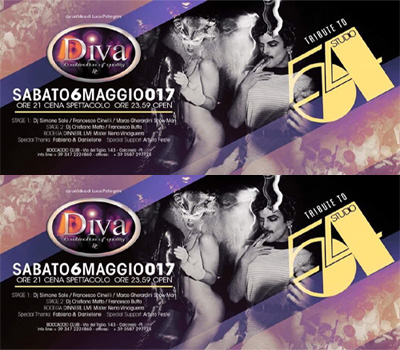 DIVA - Tribute to STUDIO 54 - Boccaccio Club