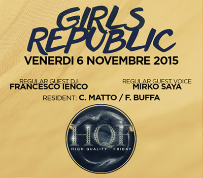 HQF - CARAGATTA - GIRLS REPUBLIC - Boccaccio Club