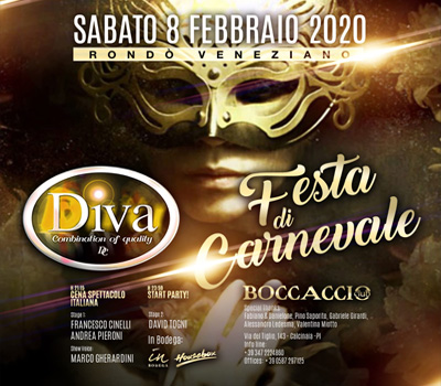 DIVA - FESTA DI CARNEVALE - Boccaccio Club