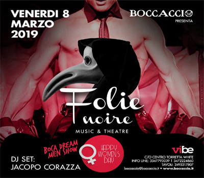 FOLIE NOIRE - HAPPY WOMEN'S DAY - Boccaccio Club