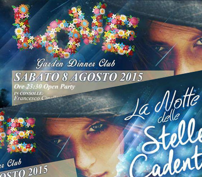 LOVE - LA NOTTE DELLE STELLE CADENTI - Boccaccio Club