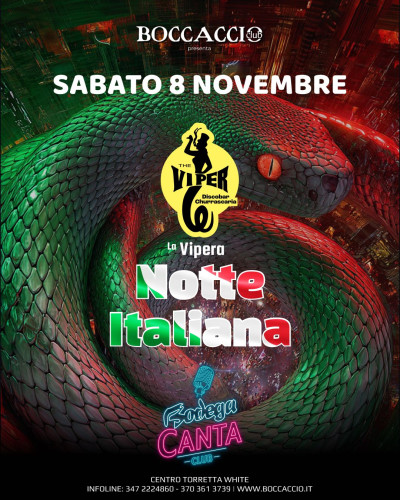 VIPERA - NOTTE ITALIANA - Boccaccio Club