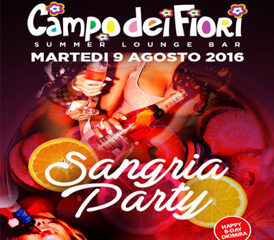 Campo dei Fiori - SANGRIA PARTY - Boccaccio Club