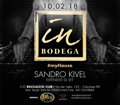 IN BODEGA - SANDRO KIVEL - Boccaccio Club