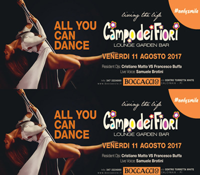 Campo dei Fiori - ALL YOU CAN DANCE - Boccaccio Club