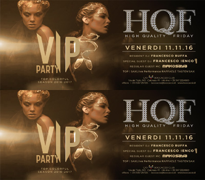 HQF - CARAGATTA - VIP PARTY - Boccaccio Club