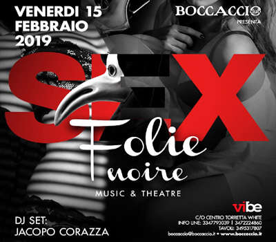 FOLIE NOIRE - SEX - Boccaccio Club