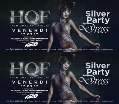 HQF - CARAGATTA - SILVER PARTY DRESS - Boccaccio Club