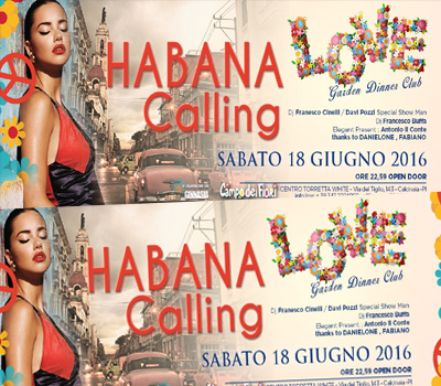 LOVE - HABANA CALLING - Boccaccio Club