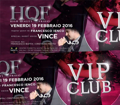 HQF - CARAGATTA - VIP CLUB - Boccaccio Club