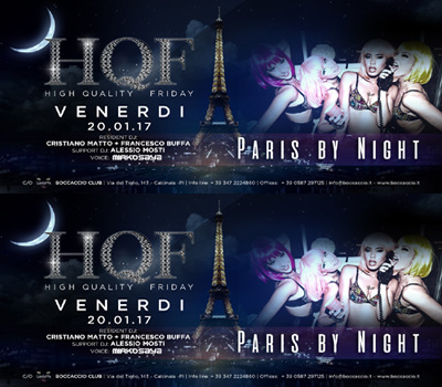 HQF - CARAGATTA - PARIS BY NIGHT - Boccaccio Club