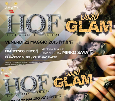 HQF - CARAGATTA - WORLD GLAM - Boccaccio Club