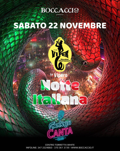 VIPERA - NOTTE ITALIANA - Boccaccio Club