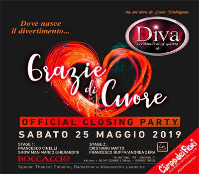 DIVA - GRAZIE DI CUORE - Boccaccio Club