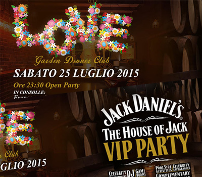 LOVE - Jack Daniel's - VIP PARTY - Boccaccio Club