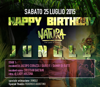 NATURA - HAPPY BIRTHDAY JUNGLE - Boccaccio Club