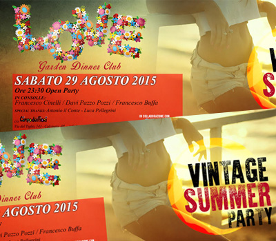 LOVE - VINTAGE SUMMER Party - Boccaccio Club