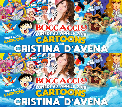 BOCCACCIO - CARTOONS con CRISTINA D'AVENA - Boccaccio Club