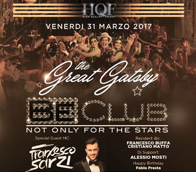HQF - CARAGATTA - THE GREAT GATSBY - Boccaccio Club